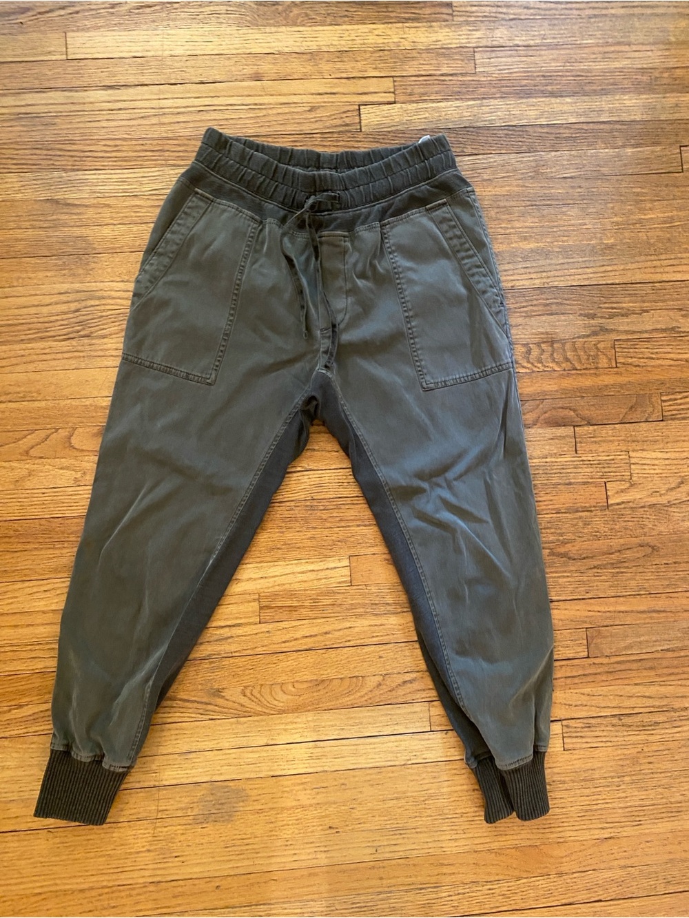 James Perse Olive Drawstring Joggers